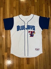 ROY HALLADAY AUTHENTIC Majestic TORONTO BLUE JAYS Jersey 52 Delgado Phillies