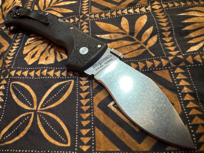 COLD STEEL Rajah AUS10A Griv-Ex Handle Knife Tr-Ad Lock NIB