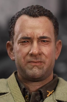 1/6 Male Head Sculpt Tom Hanks W/ neck for 12'' PHICEN Worldbox Male Figure Body