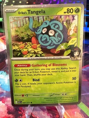 Erika's Tangela 7/217 (Cosmos Holo) Ascended Heroes Promo