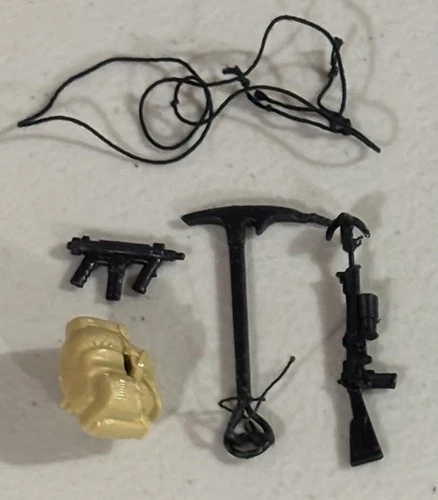 1985 Gi Joe Alpine Accessories Vintage Hasbro Backpack Rope Axe