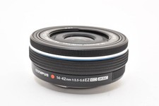 OLYMPUS M.ZUIKO DIGITAL ED 14-42mm F3.5-5.6 EZ Black standard zoom Lens Exc 