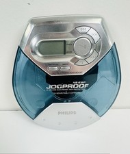 Philips Jogproof Portable CD Player 45 ESP Blue Model AX5111/17 Works