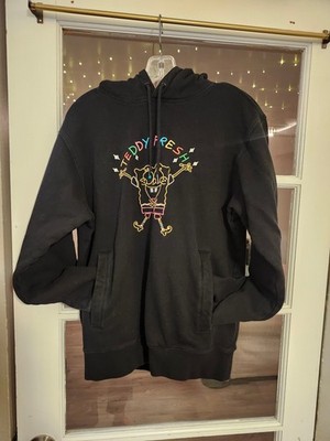 Teddy Fresh x SpongeBob 2020 Limited Edition Hoodie Men's Small Black Rainbow