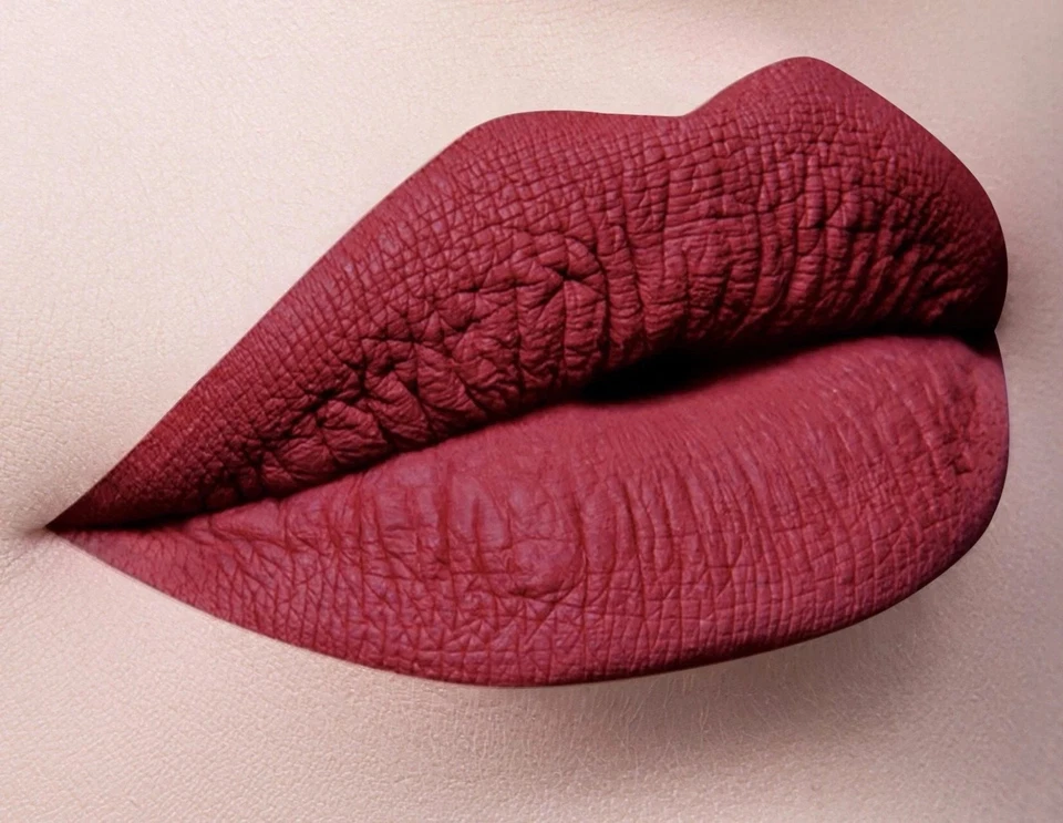 Dose of Colors "Los Anjealous" Liquid Matte Lipstick New Bestie Ruby Red Vegan - Image 2 of 4