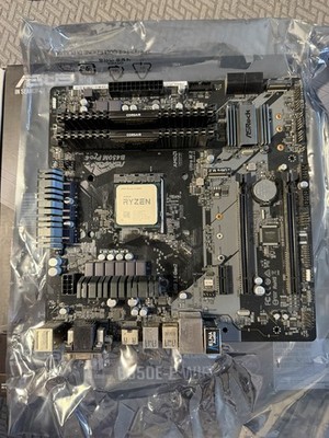 ASRock B450M PRO4 ATX Motherboard & Ryzen 5 3600 3.6GHz 16GB 8 x 2 DDR4 Combo