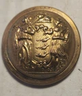 UNION NEW JERSEY CIVIL WAR OFFICERS COAT BUTTON ~ SCOVILL  MF'G CO / WATERBURY
