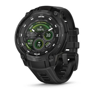 Garmin Instinct Crossover AMOLED Rugged Tactical Watch Black 010 03398 02