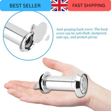 220&deg; Adjustable Door Peephole Viewer Wide Angle Eye Security Spy Hole Glass Lens