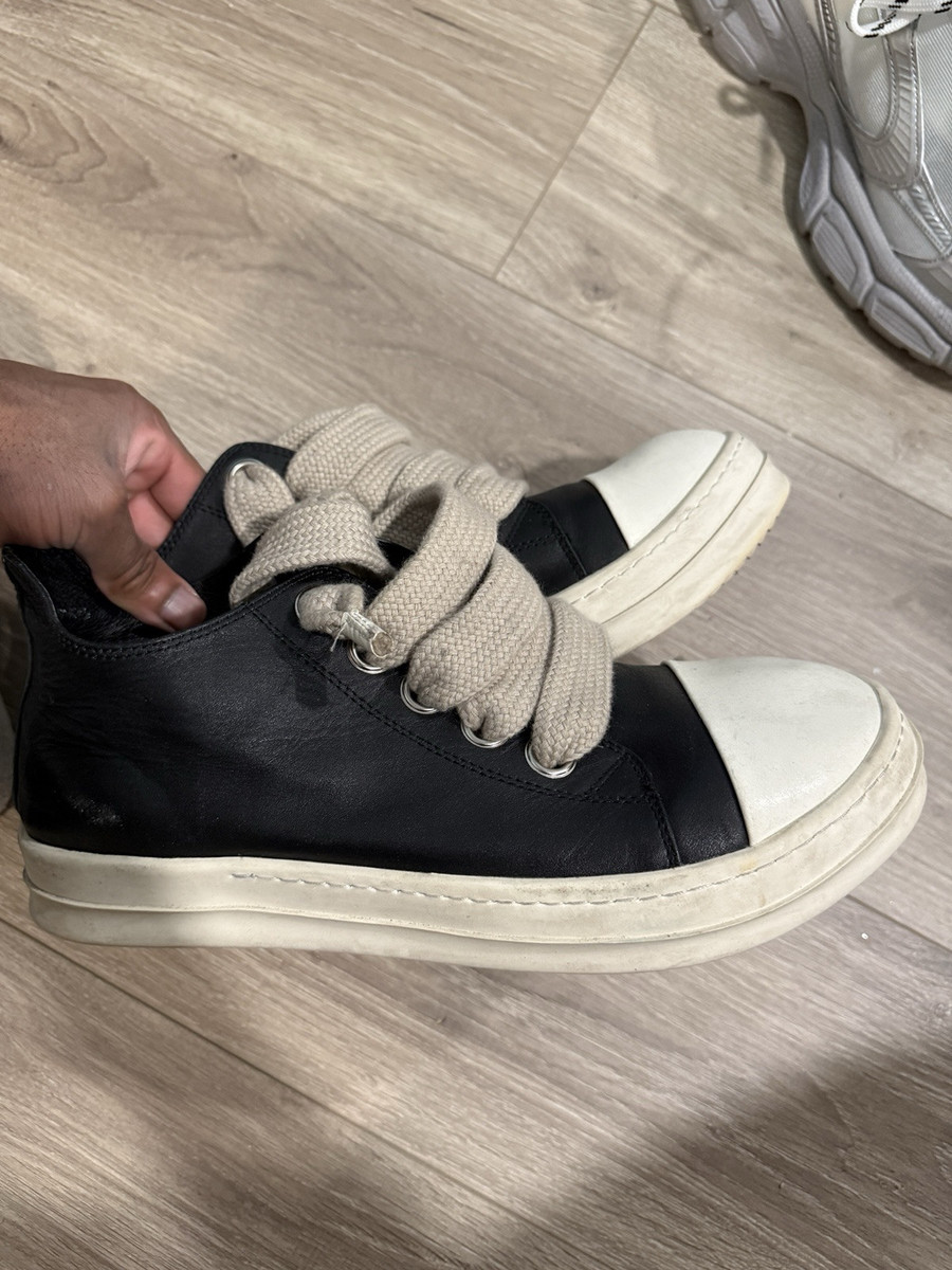 Rick Owens Jumbo Laced Sneakers Size 11 | eBay Rick Owens Jumbo Laced Sneakers Size 11 | eBay