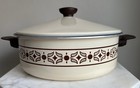 SEARS 1970s ENAMEL COATED SAUCE 5 QRT Pot W/LID (NEW Old stock) — photo 1