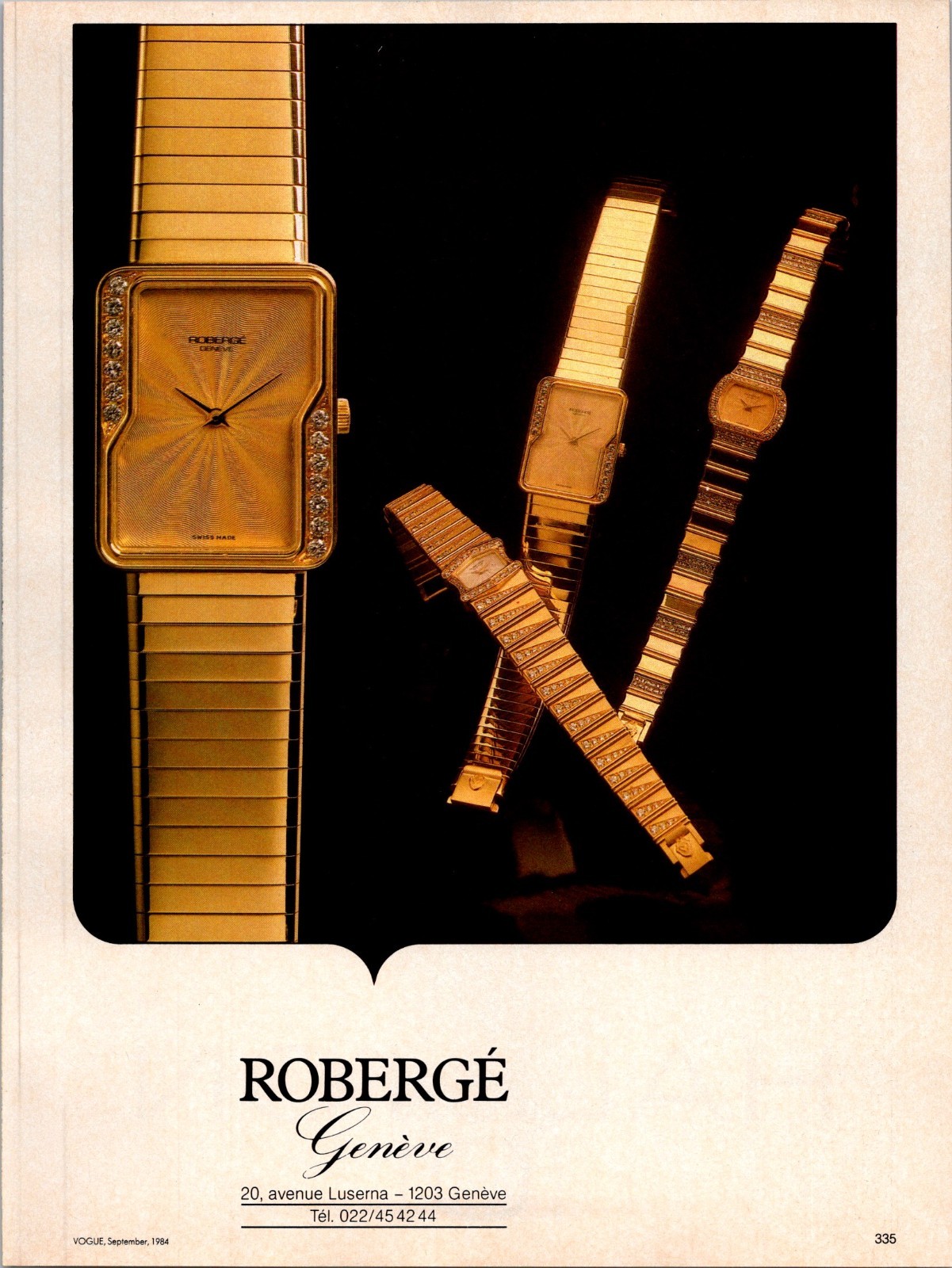 Разное 1984 • ROBERGE GHeneve Watch