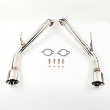 Exhaust Manifold Headers For Infiniti 2014-up Q50 Double Wall Dual Tips Mt001289