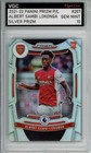 2021-22 PRIZM PREMIER LEAGUE SILVER PRIZM ALBERT SAMBI LOKONGA ROOKIE VGC MT 10