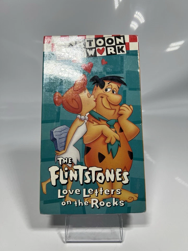 The Flintstones Love Letters On The Rocks VHS Cartoon Network Logo RARE - Image 2 of 4