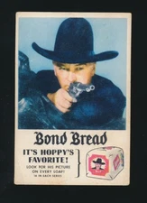 1950 D89 Bond Bread HOPALONG CASSIDY "Ways of the West" -Branding Iron Back