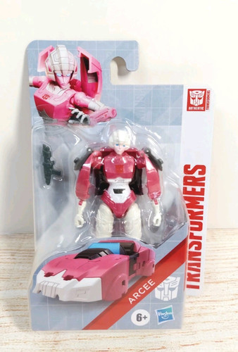 Transformers Authentics ARCEE 4" Action Figure Firm on Card Minimal Wear Hasbro - Picture 1 of 9