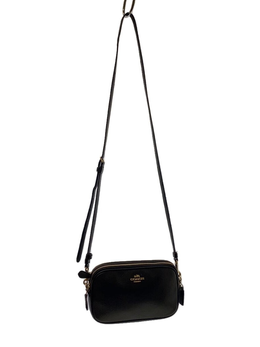 COACH Black Leather Shoulder Bag Style 65547