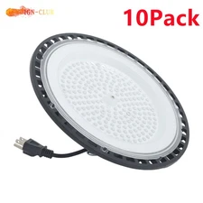 10 Pcs UFO LED Commercial Warehouse Factory Lighting Fixture 150W High Bay Light