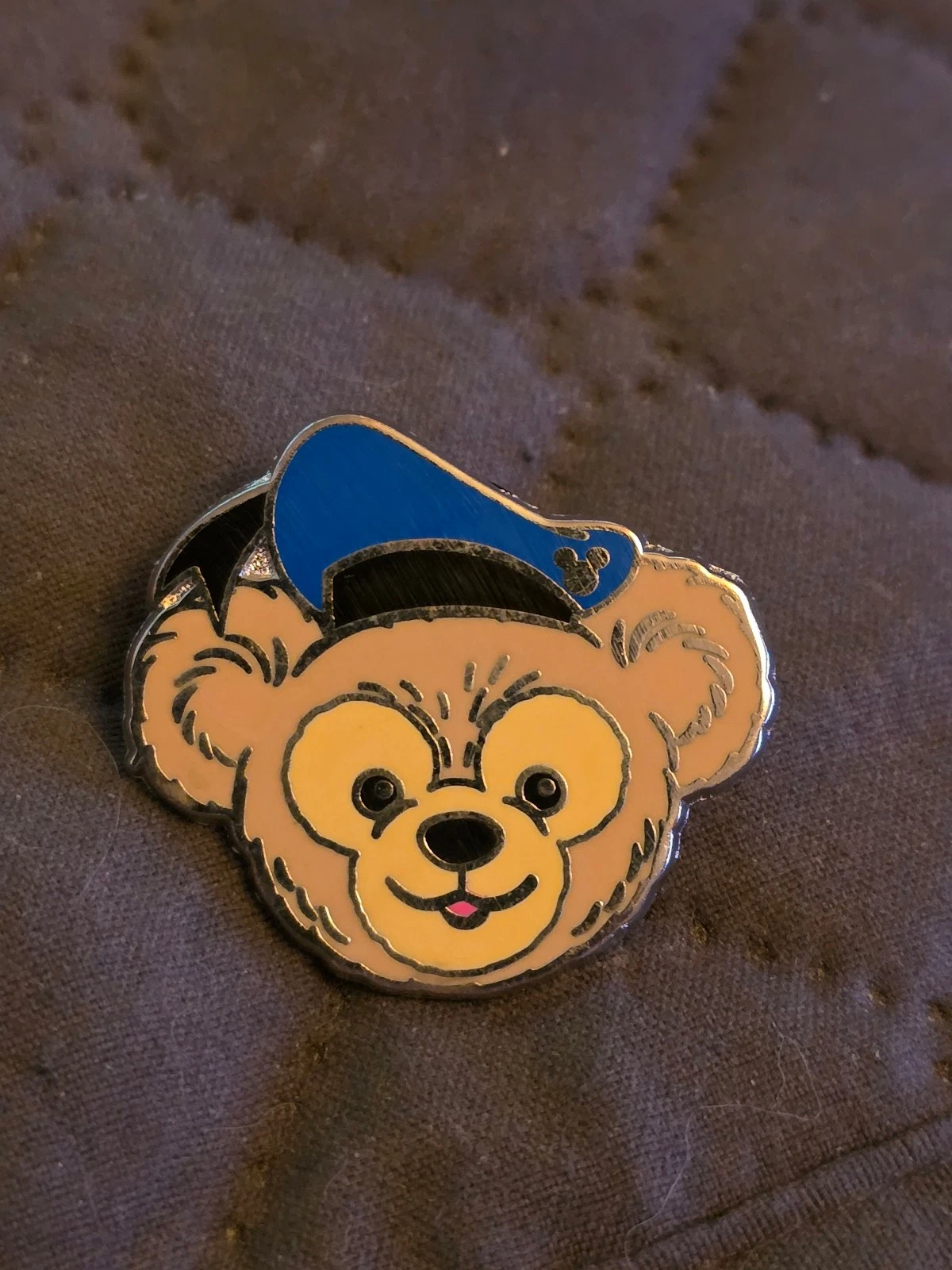 Disney Pin DUFFY BEAR DONALD DUCK HAT Hidden Mickey 2013 DLR #PP94981 Sailor Cap