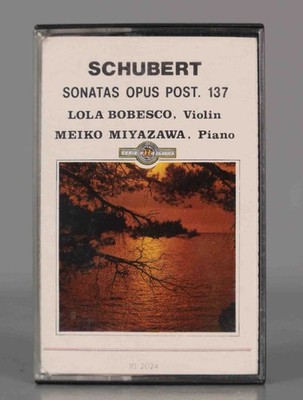 CASSETTE.  SCHUBERT SONATAS OPUS POST. 137 MIYAZAWA              