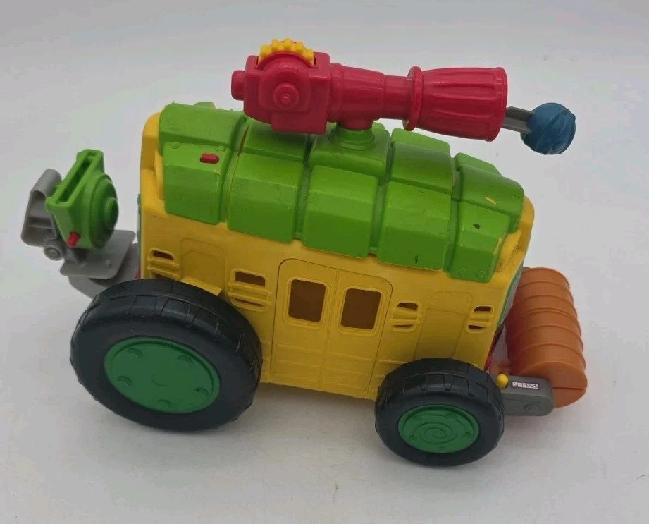 Viacom Teenage Ninja Turtles TMNT half shell heroes Shellraiser vehicle Working - Image 3 of 4