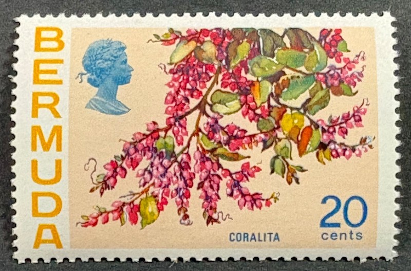 Bermuda, Scott 323, 1975 Flower Series, 20 Cents,  MNH, VF