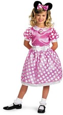 Minnie Mouse Costume Dress With Headband For Girls 18921