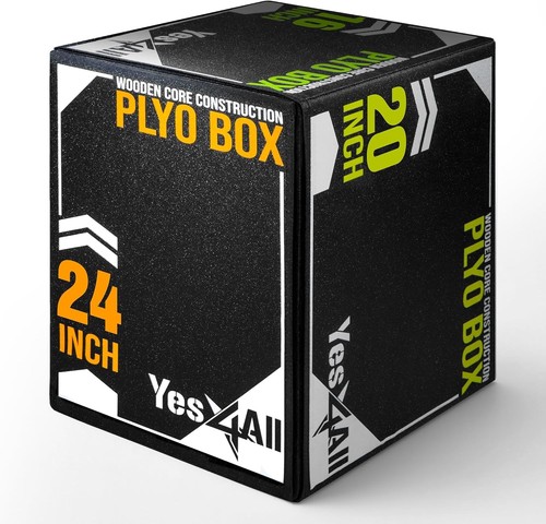 3-in-1 weich gepolsterte Plyo Box mit Holzkern rutschfest Mehrzweck gepolstert - Bild 10 von 12