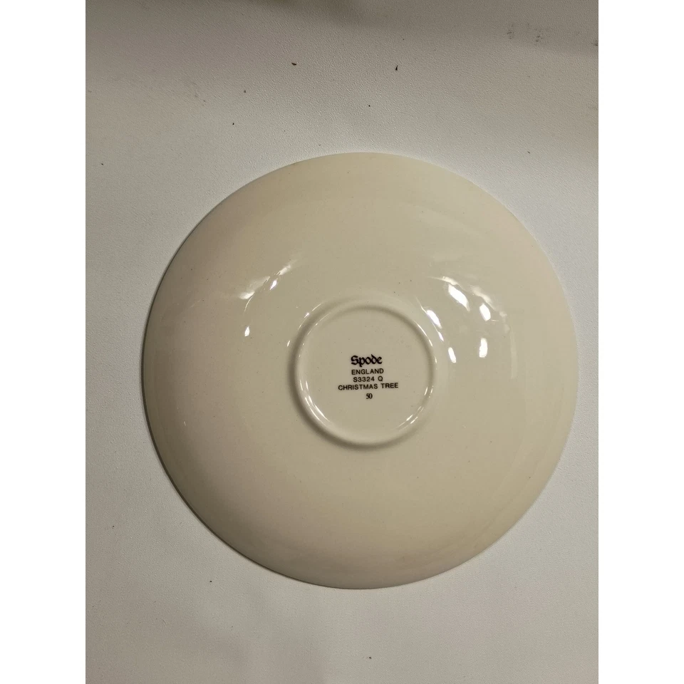 Spode Árbol de Navidad Buffet Set de 6 Platos Taza Platillo Inglaterra Vintage Foto 4 de 4