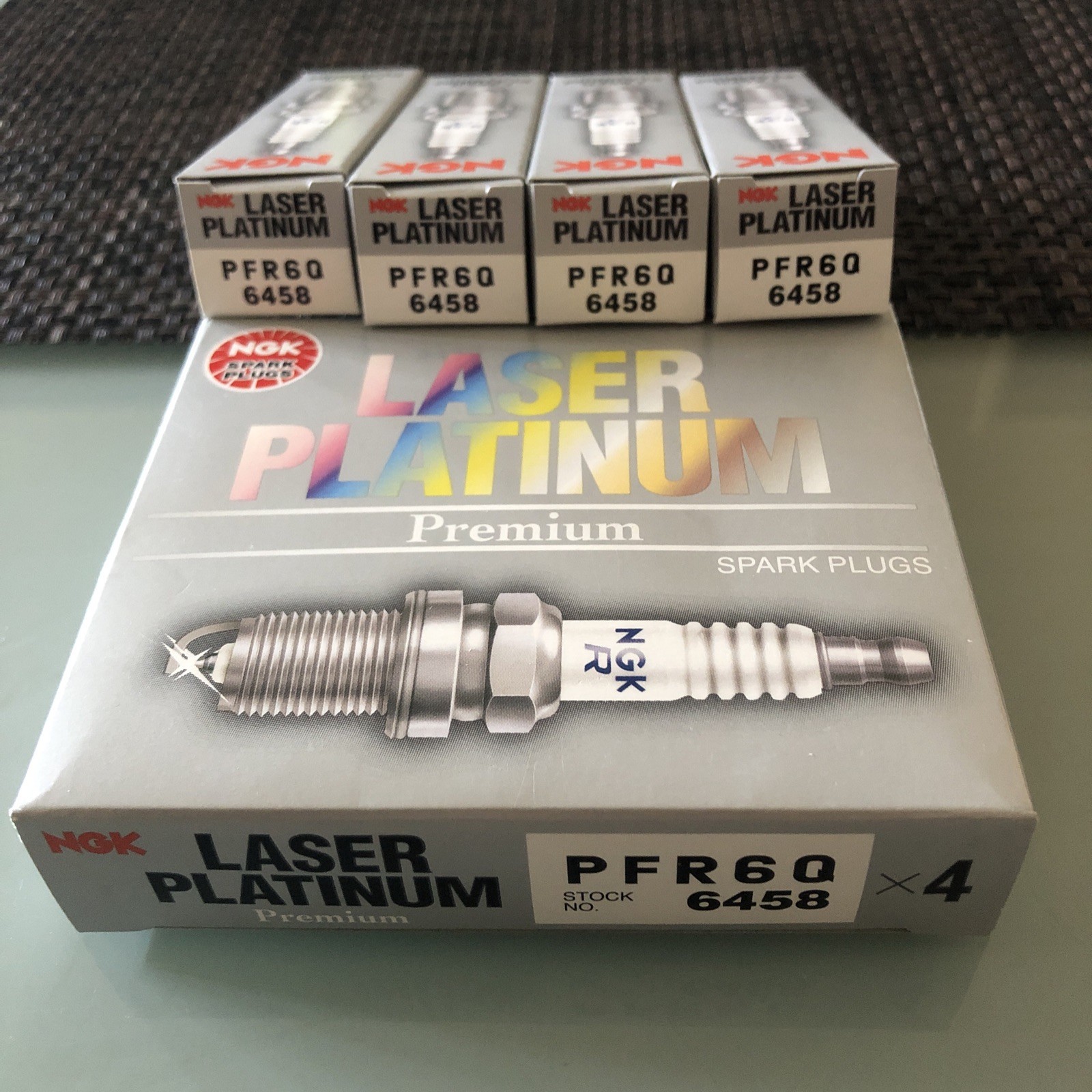4x NGK Audi S4 2,7T 30V 6458 / PFR6Q Platinum 2.7 BES ARE AJK AZA AZB4 Pack