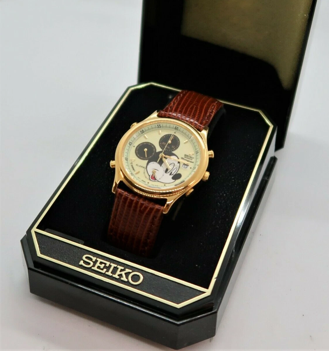78%OFF!】 美品 SEIKO MICKEY MOUSE ミッキーマウス 7T32-6E90