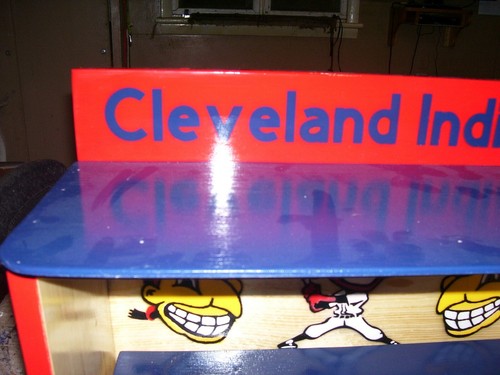 Cleveland Indians Bobble heads display case 1950 logos shipped dis-assembled - Picture 7 of 12