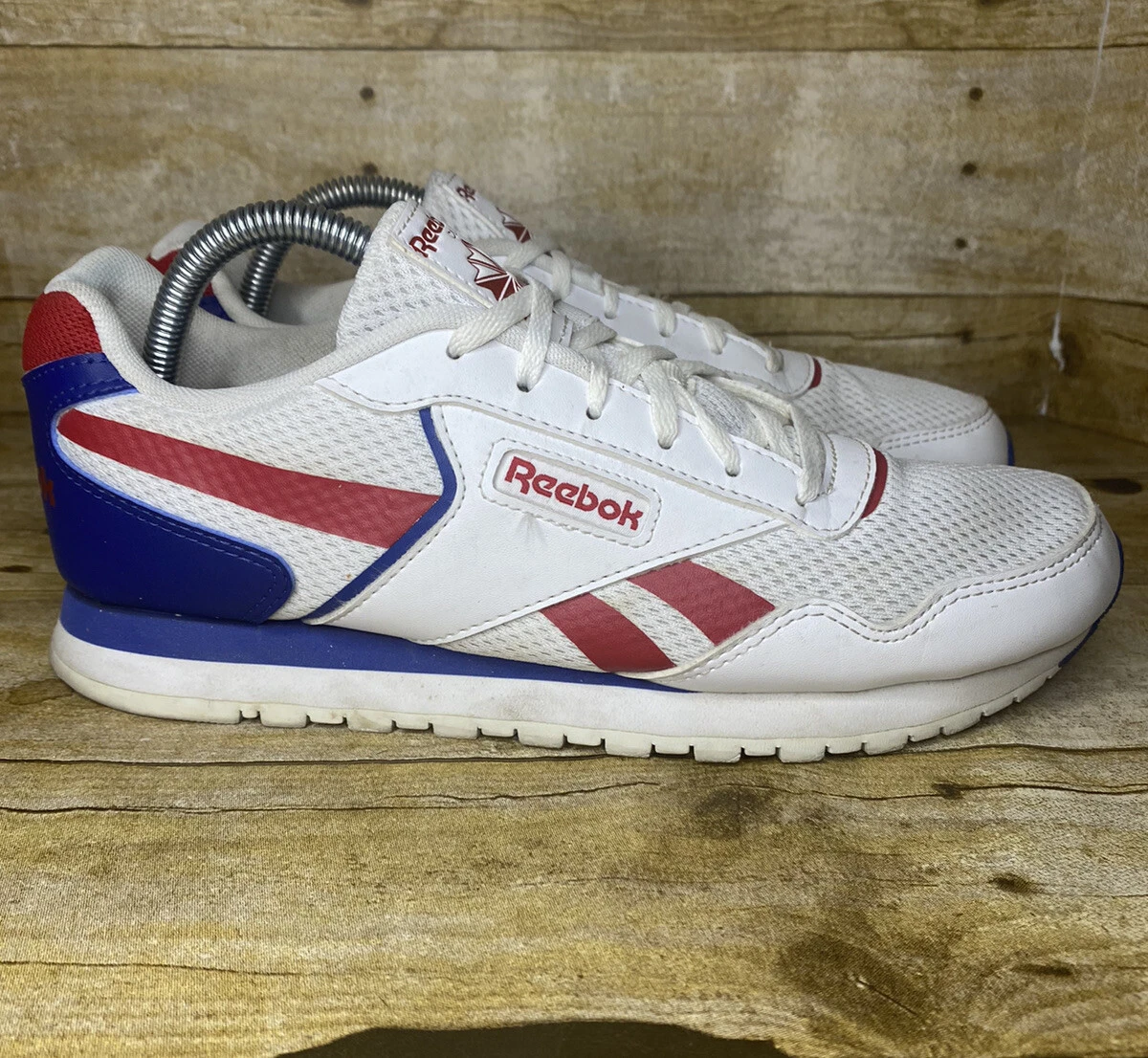 REEBOK CLASSIC RED WHITE BLUE WOMENS SIZE 9 MENS 7 | eBay