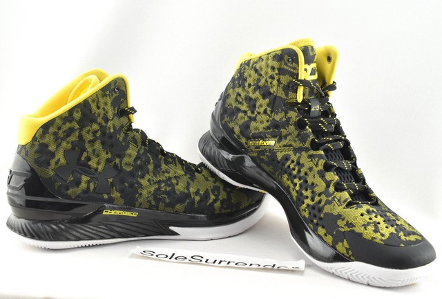 curry 1 black and yellow