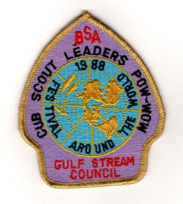 Gulf Stream Council	Palm Beach Gardens	Florida, 1988 Pow Wow Patch