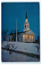 1955 Moonlight Chapel Middleboro VT, Vermont Early Postcard