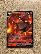 Pokemon Champion's Path Set ULTRA RARE Incineroar V 008/073
