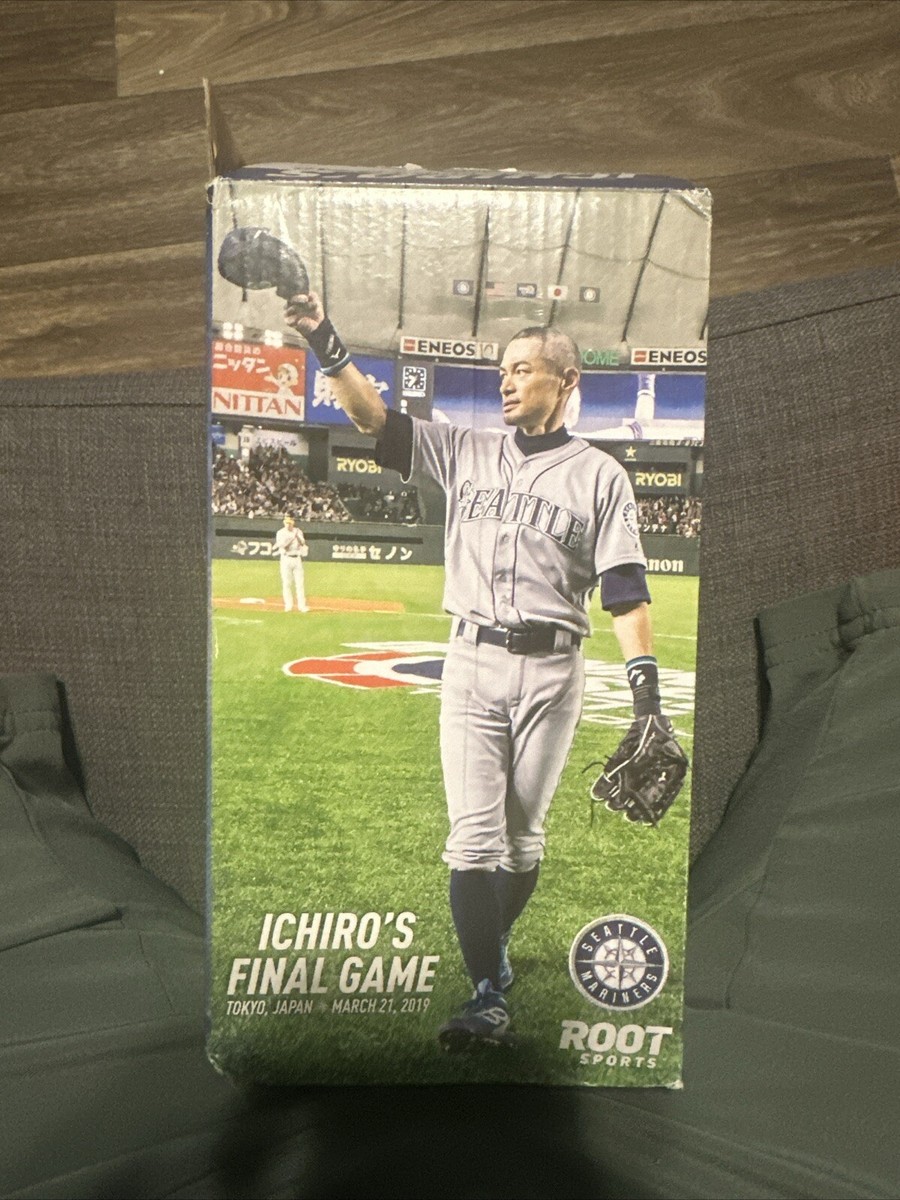 Seattle Mariners Ichiro Suzuki Bobble head Final Game 3/21/19