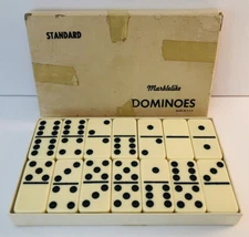 VTG Standard Marblelike Dominoes No. 616 Puremco Mfg USA