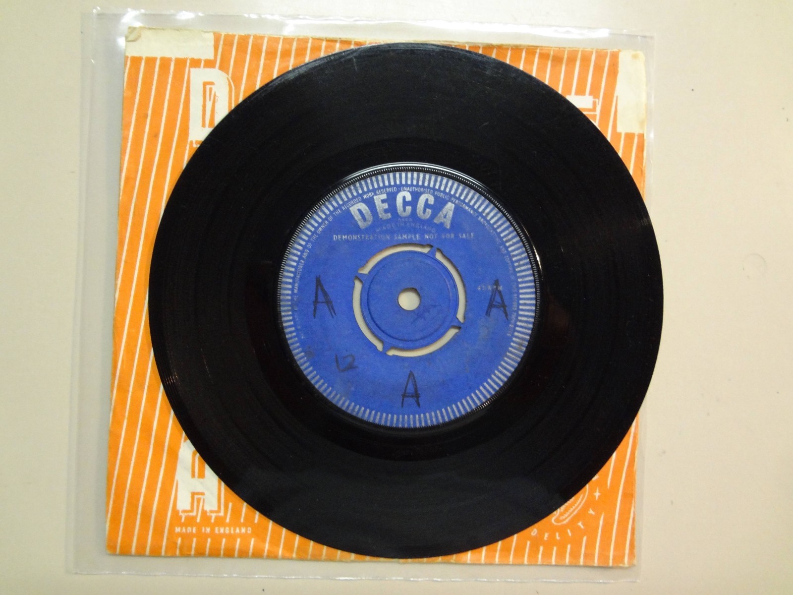 MARK FOUR: (Early Creation) Hurt Me If You Will-U.K. 7" 1965 Decca F.12204 Demo