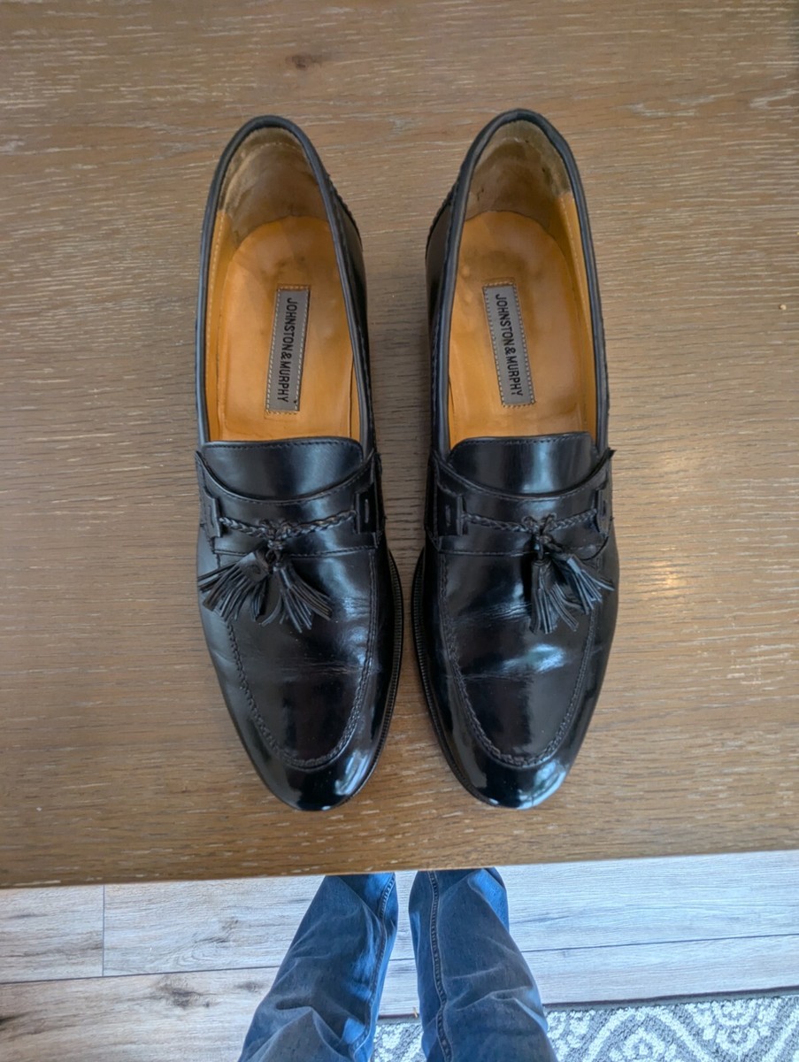 Johnston & Murphy Tassel Loafers BLACK 11.5 M (medium width  display picture 3