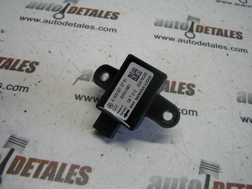 Airbag deployment crash sensor