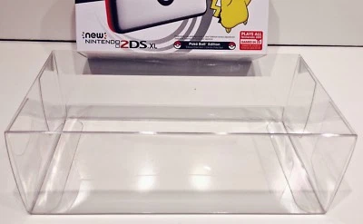 RETROPROTECTION 1 Box Protector for NINTENDO 2DS XL Console Boxes (NTSC) Clear Case