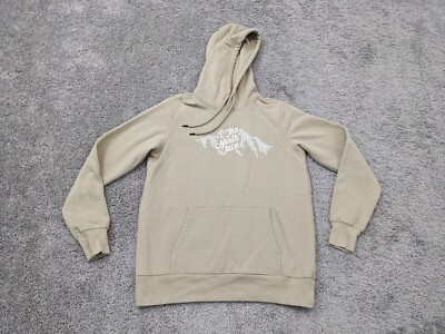 The North Face Women's Small Pullover Hoodie Sweatshirt Tan Beige Fleece 