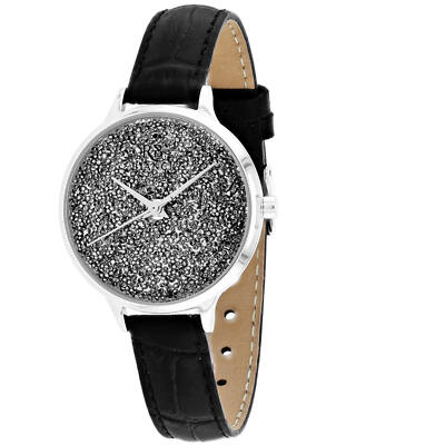 Roberto Bianci Women's Watch Gemma Quartz Silver Dial Leather Strap RB0241