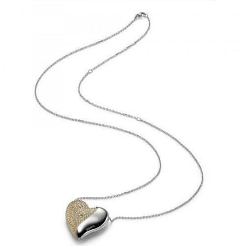 S'Agapõ Collana Donna Girocollo Cuore In Acciaio 316L Con Cristallo, Be My Always SBM02