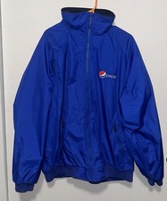 WearGuard Pepsi Logo Jacket Men's Large Polyester Outer Fleece Lined Coat
