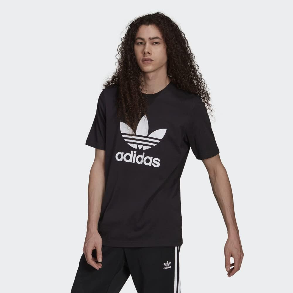 Adidas Originals Men's Adicolor Classics Trefoil T-Shirt Black/White  L/XL