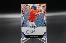 EVAN CARTER 2020 Leaf Flash AUTO Card #BA-EC2 Texas Rangers Rookie HOT (1C)
